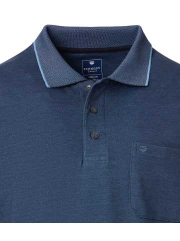 Redmond Langarmpoloshirt in Blau