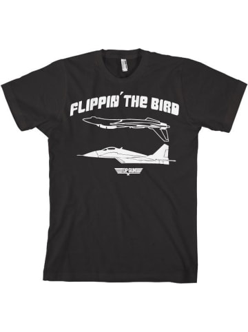 TOP GUN T-Shirt in Schwarz