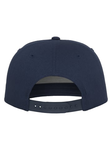  Flexfit  Flexfit Unisex Classic 5 Panel Snapback in navy