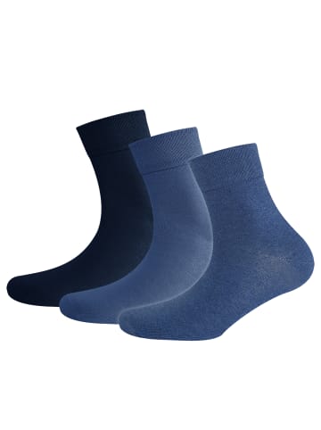 Sympatico Kurzsocken 3er-Pack S30101 in jeans meliert/jeans/marine (995)