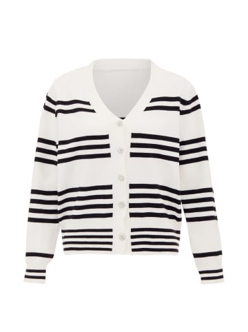 Usha Women Cardigan in Weiss Schwarz