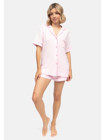 Cyberjammies Francesca Shorty Set Loungewear in pink