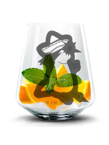 Mr. & Mrs. Panda Blümchentailglas Axolotl Tequila ohne Spruch in Transparent