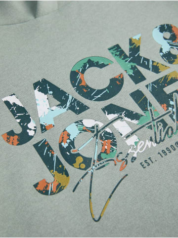 Jack & Jones Kapuzenpullover in Iceberg Green
