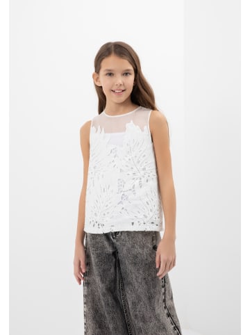 Gulliver Ärmellose Bluse in Weiss