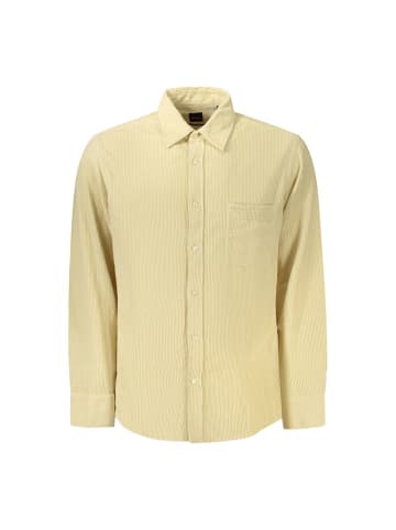 Beige Baumwolle Herren Hemd