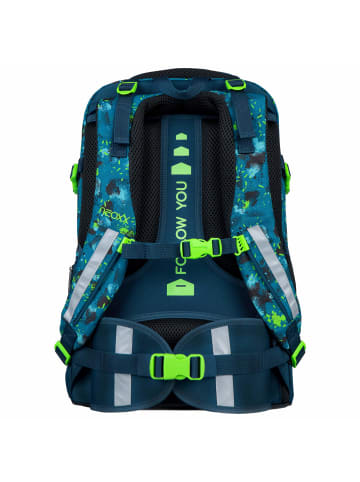 neoxx ACTIVE PRO - Schulrucksack 45.5 cm (Dragon Thunder) in Petrol extreme