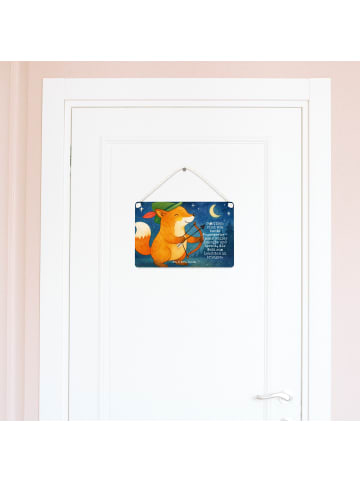 Mr. & Mrs. Panda Wandbild Holz Schütze Astrologie Design mit Spruch in Weiß