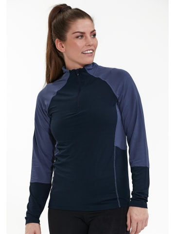 Endurance Langarmshirt Abbye in 2101 Dark Sapphire