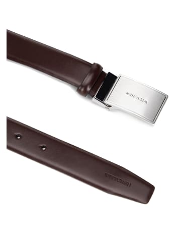 Wittchen Leather belt in Dark brown