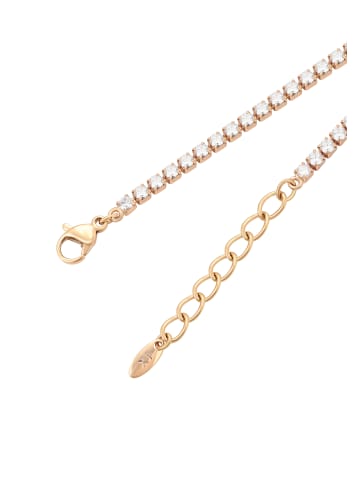 faina Women Bracelet With Rhinestones in Rose Gold