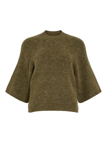 Vila Strickoberteil in Fir Green