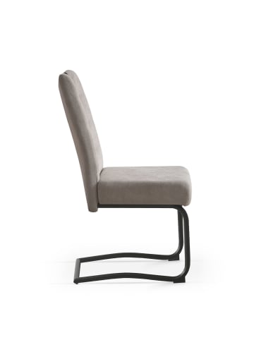 B&D Home 2er-Set: Esszimmerstuhl SOFIA in Grau - (B)48 x (H)96 x (T)60 cm