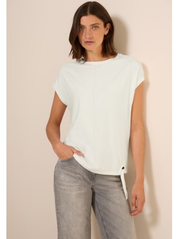 Cecil T-Shirt mit Dekosteinen in Weiß