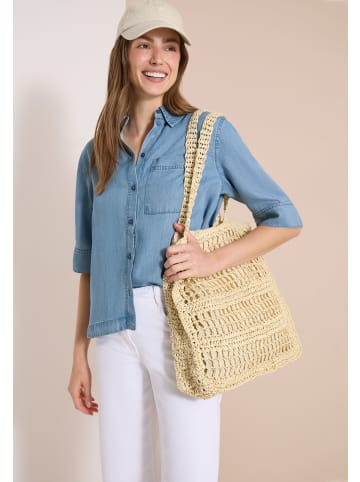 Cecil Denim Look Bluse in Light Blue Wash