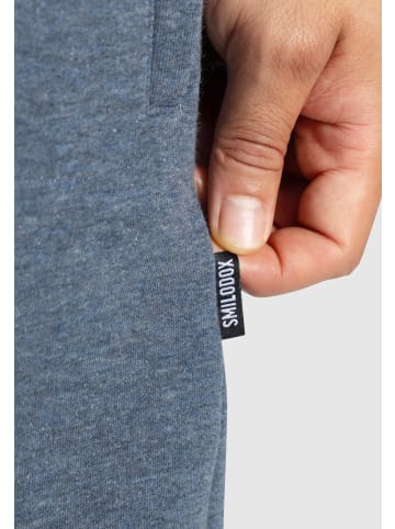SMILODOX Shorts Rion in Blau Melange