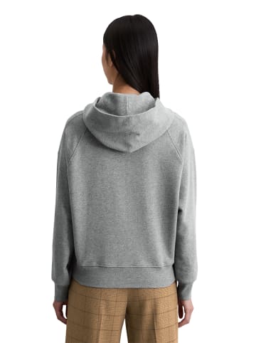 Marc O'Polo Logo-Kapuzensweatshirt relaxed in Light Grey Melange
