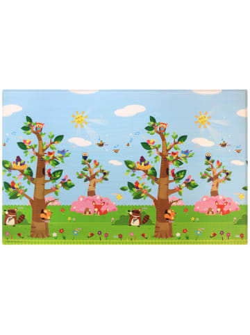 BABY CARE Spielmatte "Birds in the Trees" in Bunt - (L) 210 x (B) 140 cm x (H) 13 mm