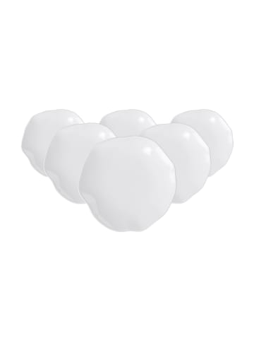 Villeroy & Boch 6er Set Frühstücksteller Pura ø 22 cm weiß in weiß