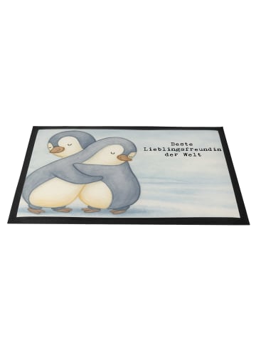 Mr. & Mrs. Panda fußmatte Pinguin Beste Lieblingsfreundin der We... in Weiß