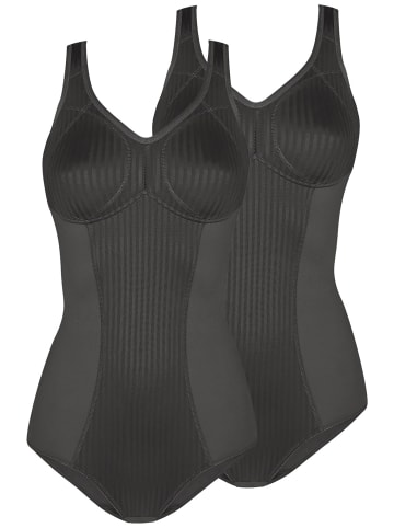SUSA 2er Pack Body ohne Bügel Cremona in schwarz schwarz