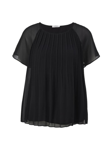 S.OLIVER RED LABEL Halbarmbluse in Schwarz