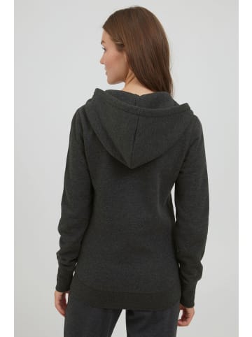 Oxmo Kapuzensweatjacke in grau