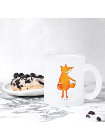 Mr. & Mrs. Panda Teetasse Fuchs Laterne ohne Spruch in Transparent