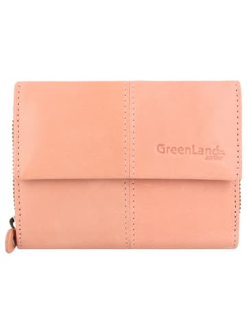 Greenland Nature Nature Soft Geldbörse RFID Leder 13 cm in flamingo