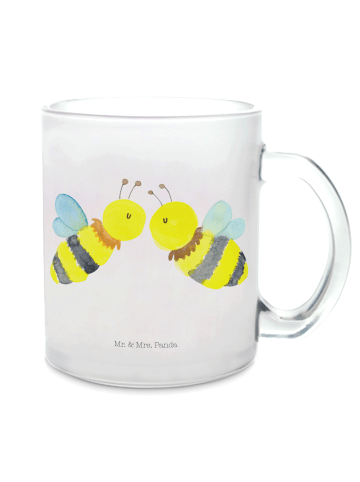 Mr. & Mrs. Panda Kaffeetasse Biene Liebe ohne Spruch in Transparent
