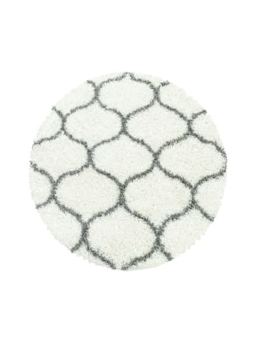 KADIMA DESIGN Teppich Hochflor Shaggy Waschbar Skandinavisch RONDA Strapazierfähig in Creme
