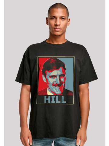 F4NT4STIC Oversize T-Shirt TV Times Jimmy Hill Sports Presenter in schwarz