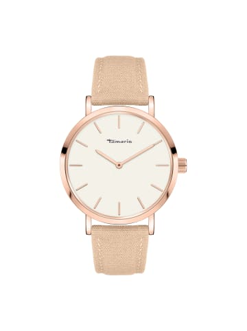 Tamaris Armbanduhr in beige