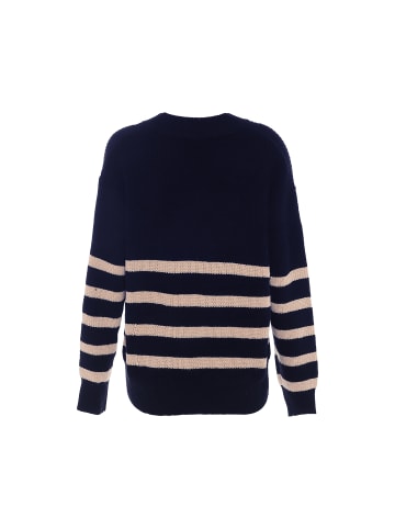 Blonda Sweater in MARINE WOLLWEISS