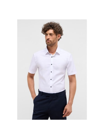 Eterna Halbarmhemd in Weiß