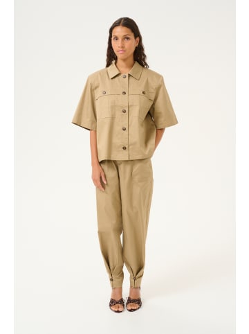 Karen By Simonsen Kurzarmhemd KBVilma Oversize fit in Chinchilla