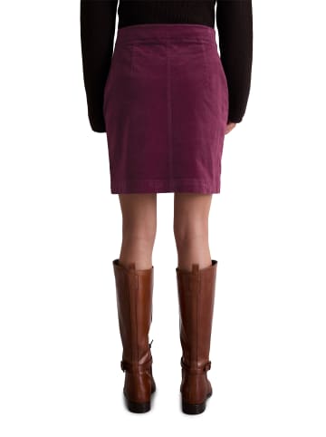 Marc O'Polo Cord-Minirock A-Shape in aubergine red