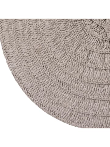 Secret de Gourmet Tischset aus Jute OLIVIA, 1 Stk. in Grau, Ø 38 x (H) 0,3 cm