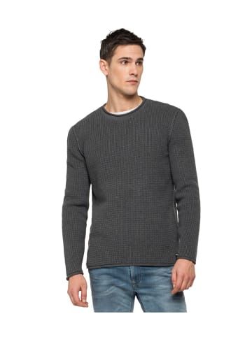 Replay Replay Strickpullover HYPERFLEX Pullover R-Neck in grau