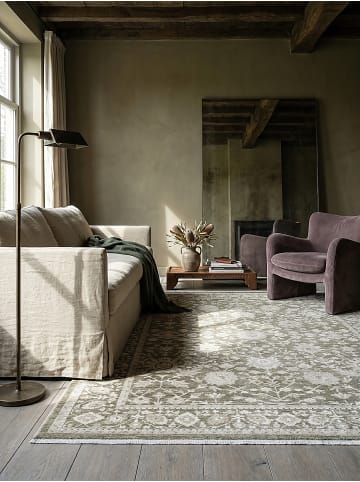 KADIMA DESIGN Teppich Kurzflor Orientalisch pflegeleicht Wohnzimmer Schlafzimmer Flur in Grün
