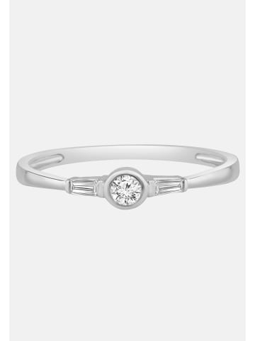 Diamant Exquis Ring aus 585 Weißgold mit Diamant
