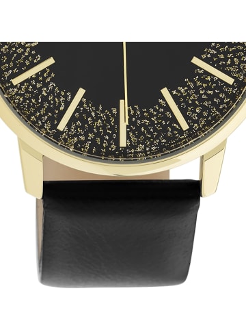 Oozoo Analog-Armbanduhr Oozoo Timepieces schwarz groß (ca. 40mm)