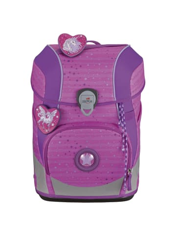 DerDieDas ErgoFlex Tiny - Schulranzen Set 5tlg. 900g (Deep Ocean) in Purple Unicorn