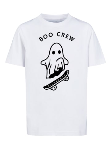 F4NT4STIC T-Shirt Boo Crew Halloween in weiß