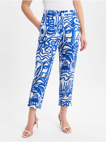 MARC CAIN COLLECTIONS Hose in blau weiß