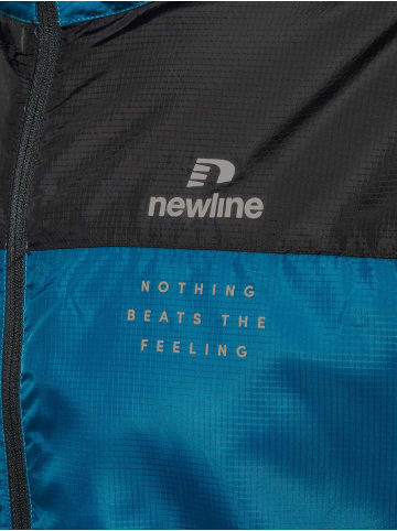 Newline Newline Zip Jacke Nwldenton Laufen Herren Atmungsaktiv in MAJOLICA BLUE