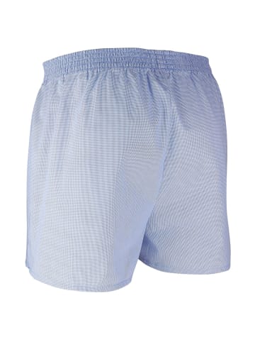 Tom Tailor Webboxershorts in Hellblau kariert