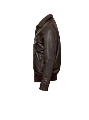 Bugatti Lederjacke BUDANTE in dunkelbraun