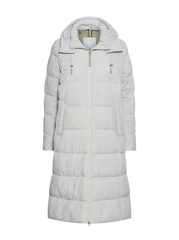 Camel Active Wasserabweisender Mantel mit abnehmbarer Kapuze in Silber