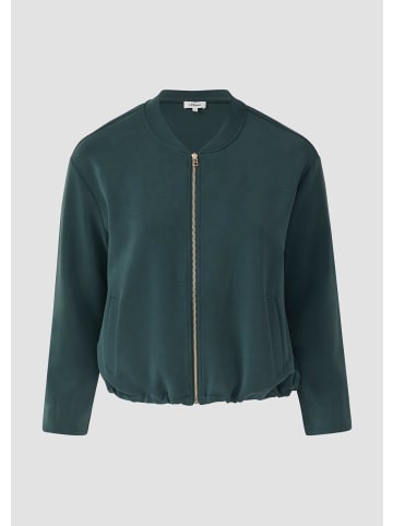 s.Oliver Sweatshirt Jacke in 6933_petrol